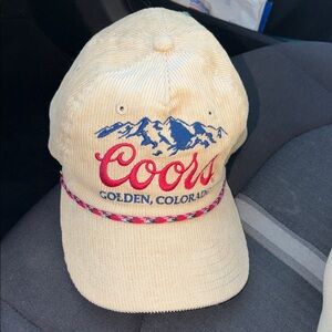 Coors Beige Corduroy Hat